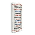 thumbnail image 3 of Stupell Industries Baseball Listed Phrases Sign Homerun Sports Strike Out,13 x 30, Design by Natalie Carpentieri, 3 of 5