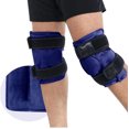 thumbnail image 2 of 1 paquete de hielo para rodilla, paquete frío de gel reutilizable para aliviar el dolor de rodilla, compresa fría y caliente, paquete de hielo flexible para cirugía de reemplazo de rodilla, artritis, hematomas y esguinces Rodilla's Gold Rojo Verde, 2 of 5