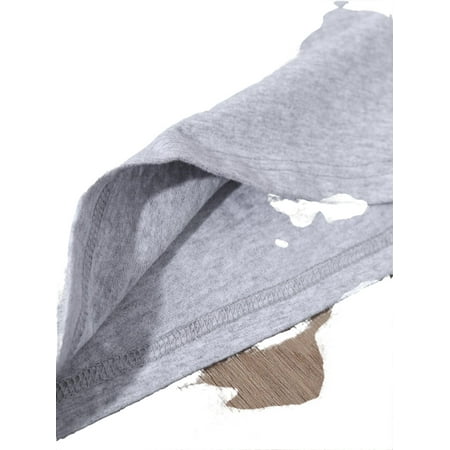 

Casual Letter Print Round Neck Short Sleeve Grey Toddler Girls Two-piece Outfits (Girl s)