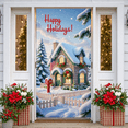 thumbnail image 4 of Winter Theme Happy Holidays Banner Festive Design Christmas Decor Snowy Scene for Holiday Celebration Indoor Display Seasonal Decoration, 4 of 9