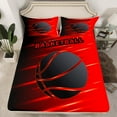 thumbnail image 2 of Feelyou Teesn Basketball Print Bed Sheets, Ball Game Gaming King Sheets, Modern Sports Theme Sheet Set, Super Cozy Room Decor, 4-Piece, 2 of 7