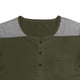 thumbnail image 5 of Mens Casual de Manga Corta Botón Abajo Camisas Color Coincidencia Moda Cuello Redondo Botón Superior, Poliéster, 5 of 8