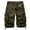 Green, variant on Zylanna Men's Shorts Cargo Pants, Loose Relax Fit Straight Button Solid Color Multi-Pockets Outdoor Workwear Sports Cargo Shorts for Men Khaki Size L