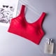 thumbnail image 3 of Mujeres Yoga Sólido Sin mangas Hombro frío Tanques casuales Blusa Tops Íntimos Fridja  nalpqowj36556, 3 of 4