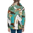 thumbnail image 4 of Phineas And Ferb Youth Sweatshirt 3D Printed Hoodie Activewear Teenager Winter Full-Zip Drawstring Jacket Coats Active Pullover Hooded Blouse For Boys Girls Large, 4 of 8
