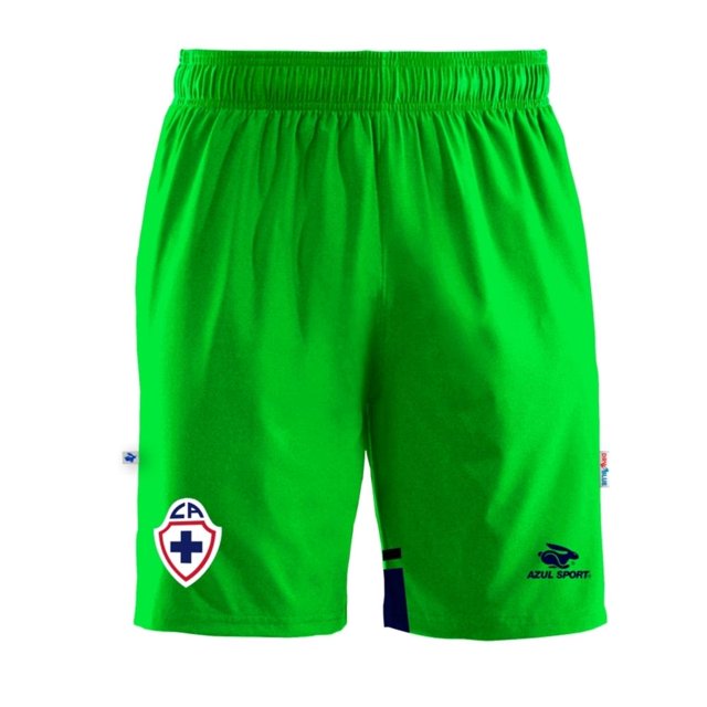 Short de juego Azul Sport para portero en verde neón talla 3XL, con tecnología Dry Blue que mejora la ventilación, filtro UV para protección solar, y tratamiento anti hongos y anti estática, ideal para fútbol en equipo y deportes en equipo.
