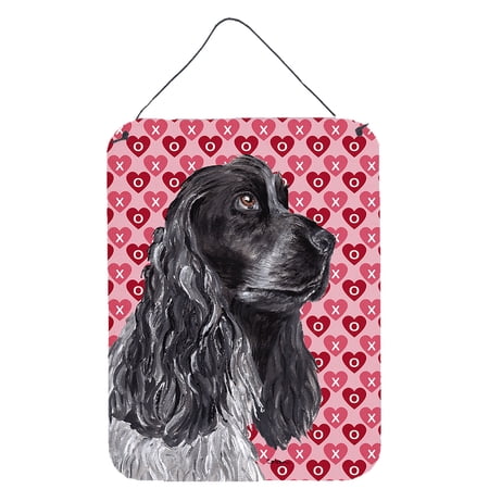 Cocker Spaniel Valentine s Love Aluminium Metal Wall or Door Hanging Prints
