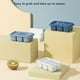 thumbnail image 4 of Injueey Pack of 3 Ice Cubes Molds Club Supply Reusable Kitchen Leakproof DIY Refrigerator with Icing 6-grid Lid Homemade Mould Type2 NO2, 4 of 6