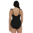 thumbnail image 4 of Time and Tru Women's and Women's Plus Long Torso Ruffle One Piece Swimsuit, Sizes S-3X, 4 of 5