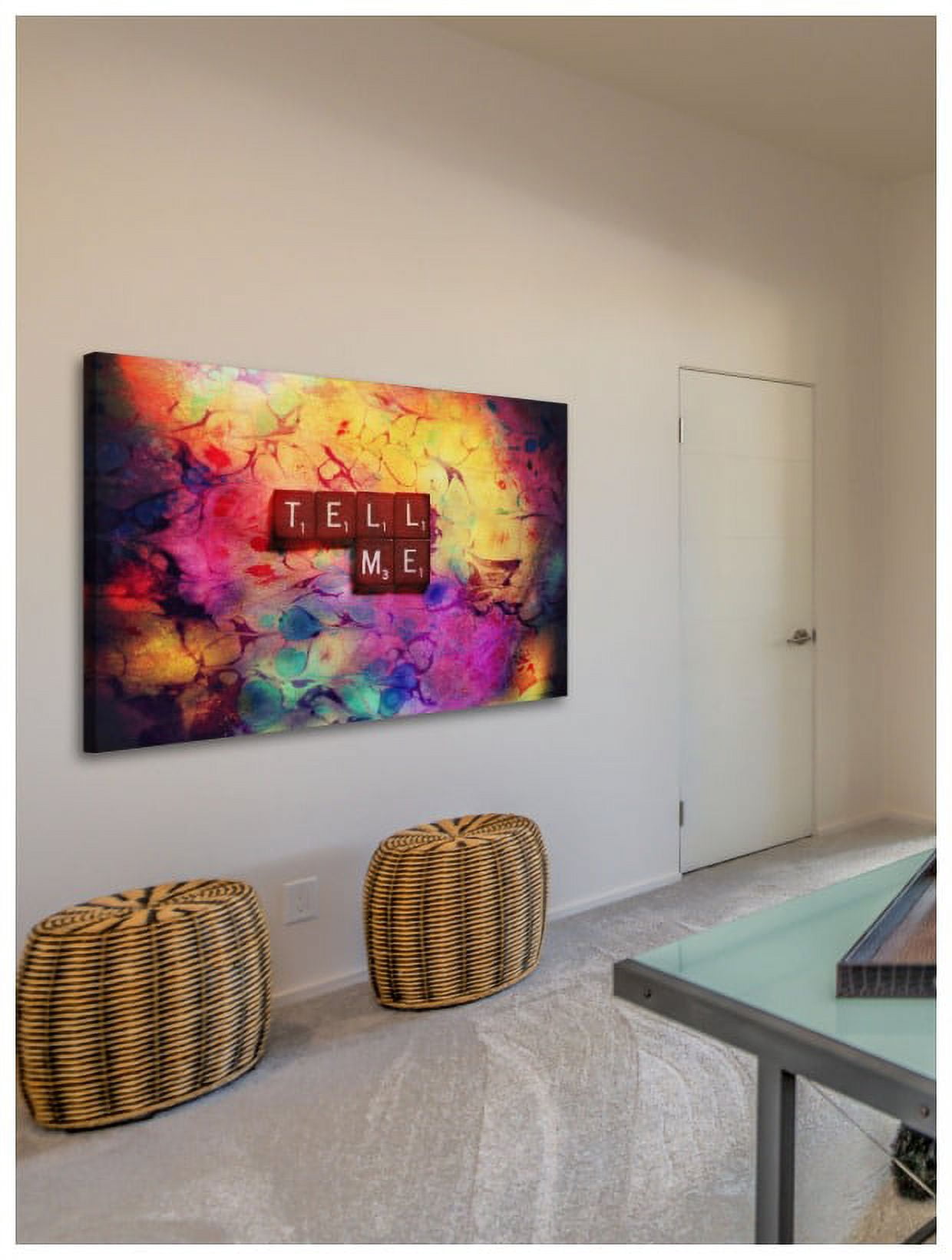 Marmont Hill 'Tell Me' by Sylvia Cook Painting Print on Wrapped Canvas