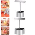 thumbnail image 2 of 2Pcs Stainless Steel Pear Removers Fruit Hole Diggers Portable Fruit Corer Tools Home Supply, 2 of 9