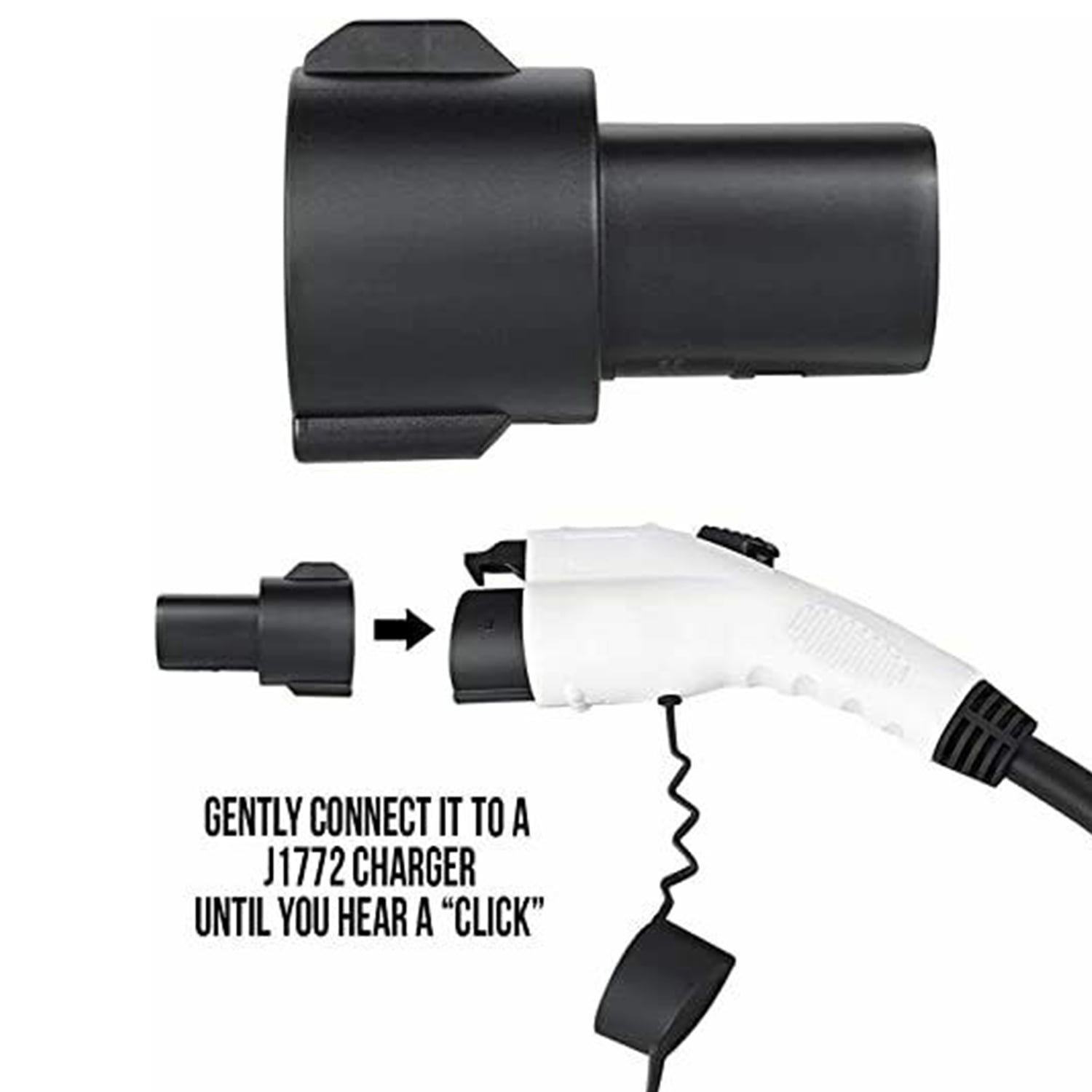Tesla Model S, 3, X, Y, Cybertruck J1772 to Tesla Charger Adapter 800Amp 240V Ty