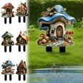 thumbnail image 7 of Clearance!Dreamy Mushrooms House 2D Flat Garden Pile Outdoor Courtyard Pile Scene Decoration Props, 7 of 7