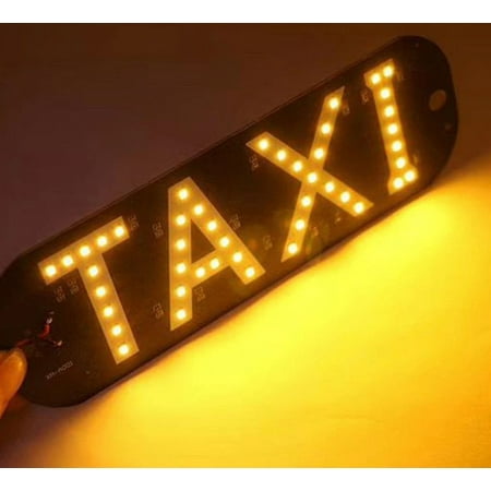 

Lighted LED Sign For USB Plug LED Light Sign For Car Windshield Taxi Sign Light Windshield Sticker Cab Indicator Light Taxi （Use The Heating Interface For H11 Light Headlight Bulbs Low Beam 4157 Bulb
