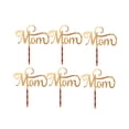 thumbnail image 1 of 6PCS Mother's Day Cake Toppers Mom Letters Printed Cake Picks Funny Mother's Day Cupcake Decorations Acrylic Mother's Day Cake Plug Mother's Day Themed Cake Toppers Creative Cake Decor, 1 of 4