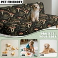 thumbnail image 6 of Xoenoiee Mushroom Moon Butterfly Leaves Print Futon Cover for Armless Sofa Bed, Leakproof and Scratch-Resistant Futon Mattress and Couch Cover Protector for Kids, Cats and Dogs, 6 of 7