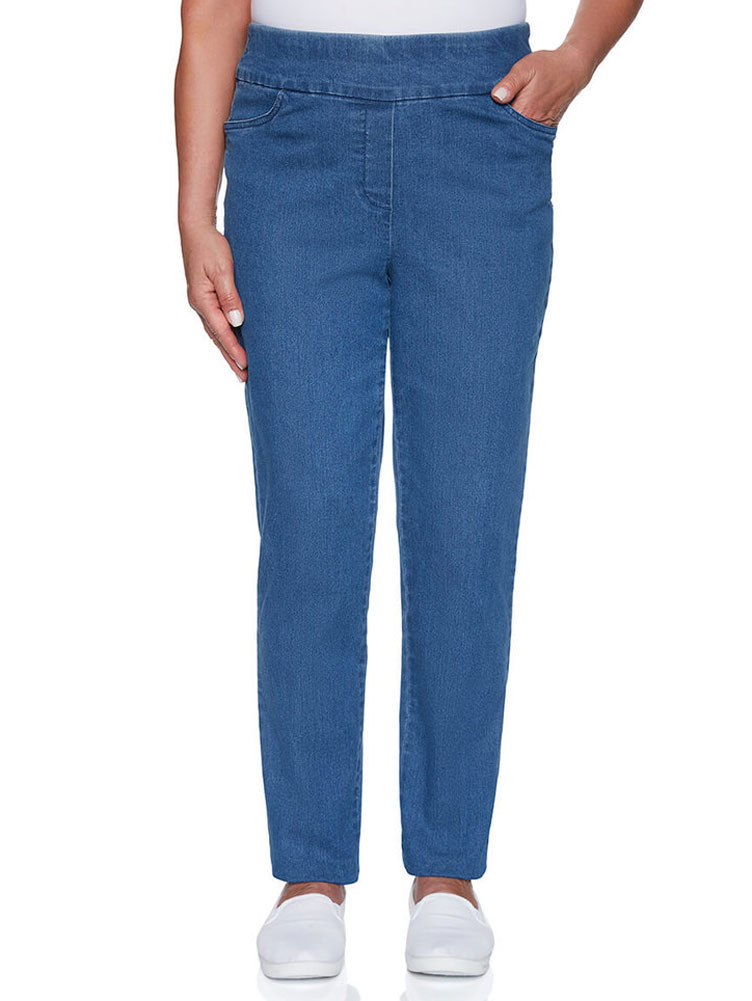 alfred dunner allure denim pants