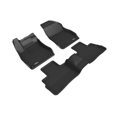 3D MAXpider Custom Fit All-Weather Floor Mats (Black) Compatible with Nissan Sentra 2020-2021 - R1 R2