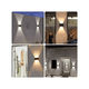 thumbnail image 2 of Luz Solar Jardin Lamparas Iluminacion Exterior Arbotante Led Malubero Negro, 2 of 4