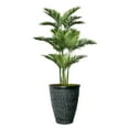 thumbnail image 1 of Vintage Home Artificial Faux Real Touch 6.67 Feet Tall Palm Tree With Eco Planter, 1 of 1