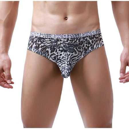

Ichuanyi Men s Underwear Low Waist Underwear Sexy Leopard Print Men s Underwear