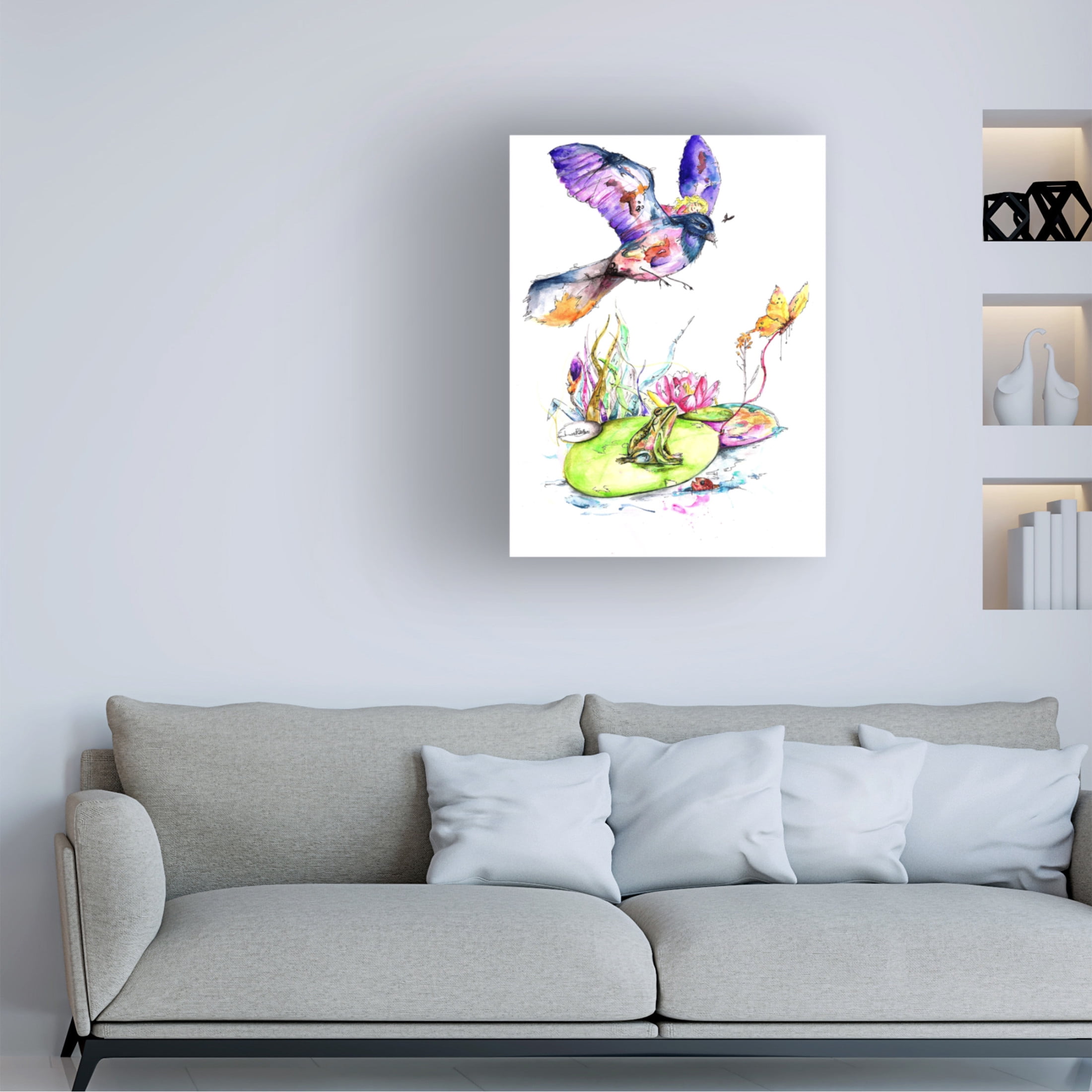 Trademark Fine Art Rikke Londager Boisen Thumbelina Canvas Wall Art