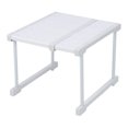 thumbnail image 2 of Expandable Shelf Storage Organizer Rack for Kitchen Cupboard Under Sink, Adjustable Sturdy Carbon Steel Closet Riser Modern Design, 2 of 7