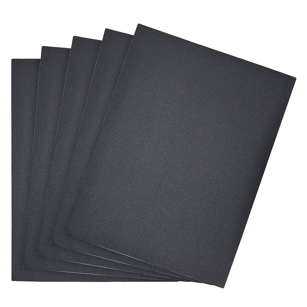 Uxcell 11" x 9" 280 Grit Silicon Carbide Waterproof Sandpaper 5 Pack