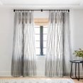 thumbnail image 2 of Deny Designs Heather Dutton Linear Cross Stone Sheer Window Curtain, 50" x 84", 2 of 4