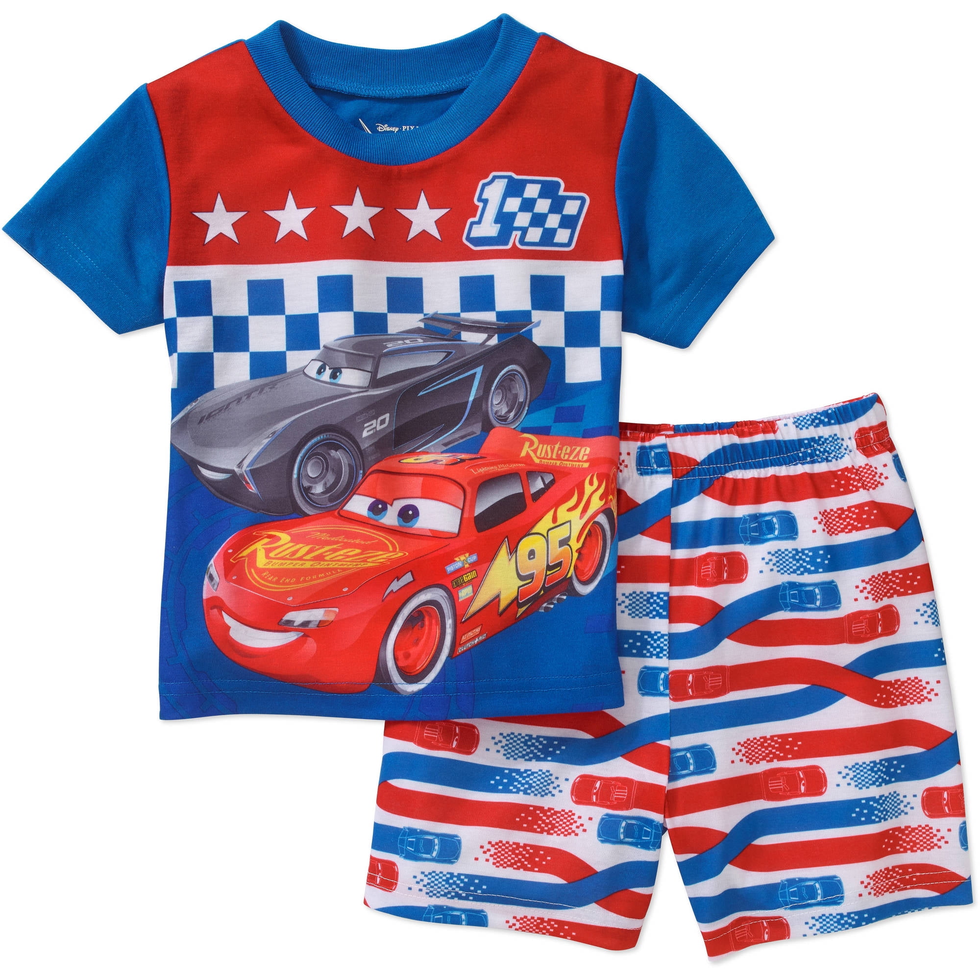 Disney Pixar Cars Baby Toddler Boys' Licensed Polyester 2piece Set