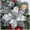 Silver, variant on Honeeladyy Christmas Glitter Flowers 5.91Inch Christmas Tree Ornaments Shining Artificial Poinsettia Stems Floral Picks for Xmas Holiday Wedding Wreath Party Floral Decorations(Rose Gold)
