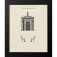 thumbnail image 2 of Vision Studio 15x18 Black Modern Framed Museum Art Print Titled - Garden Pavilion II, 2 of 5
