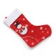 thumbnail image 3 of Advancent Medias de Navidad Santa Claus copo de nieve calcetines de Navidad para chimenea árbol ornamento colgante saco tela no tejida regalo para el Kits de decoración para fiestas No.02 Advancent HA008888-02, 3 of 6
