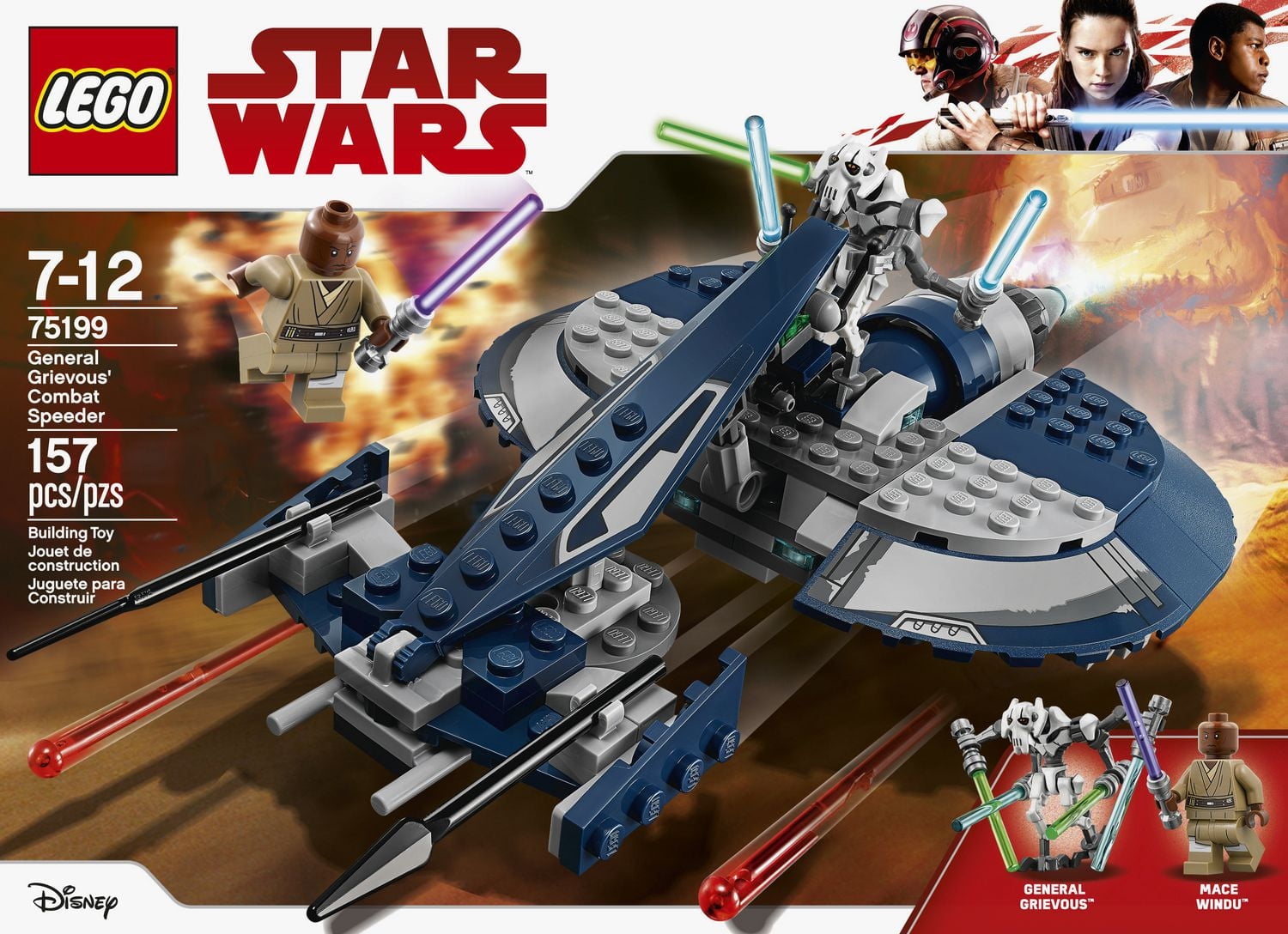LEGO Star Wars: The Clone Wars General Grievous' Combat Speeder 75199 Toy Building Kit (157 Pieces)