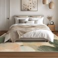 thumbnail image 4 of Conrad's Limited Collections 4x6 Area Rug - Non Slip Indoor Area Rug - Ivory and Green Paint Strokes, 4 of 5