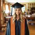 thumbnail image 6 of Fotbe Orange Glitter Printed Class of 2024 Graduation Stole, 6 of 7