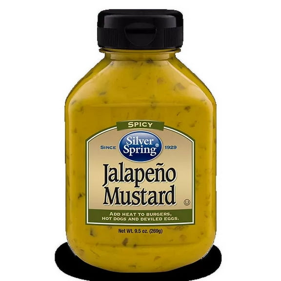 Pack of 9, Silver Springs Jalapeño Mustard, 9.5 oz