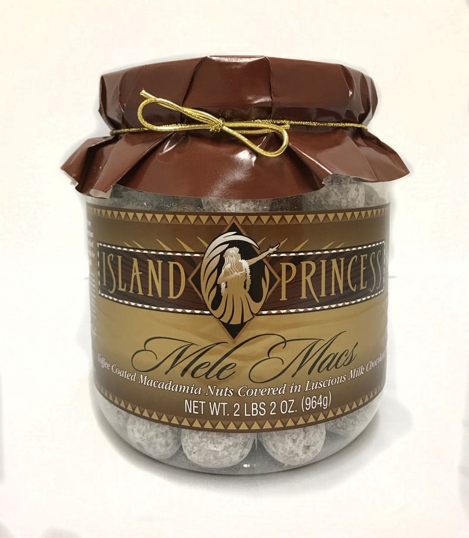 (2 pack) Island Princess Mele Macs Gift Jar, 34 oz.