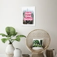 thumbnail image 2 of Wynwood Studio Prints Hustle City Pink Typography and Quotes Quotes and Sayings Wall Art Canvas Print Pink Rose Pink 13x19, 2 of 3