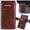 Coffee, variant on Caseswill Vintage Leather Vertical Magnetic Closure Cell Phone Holster Belt Clip Pouch for Google Pixel 11 & Pixel 11 Pro