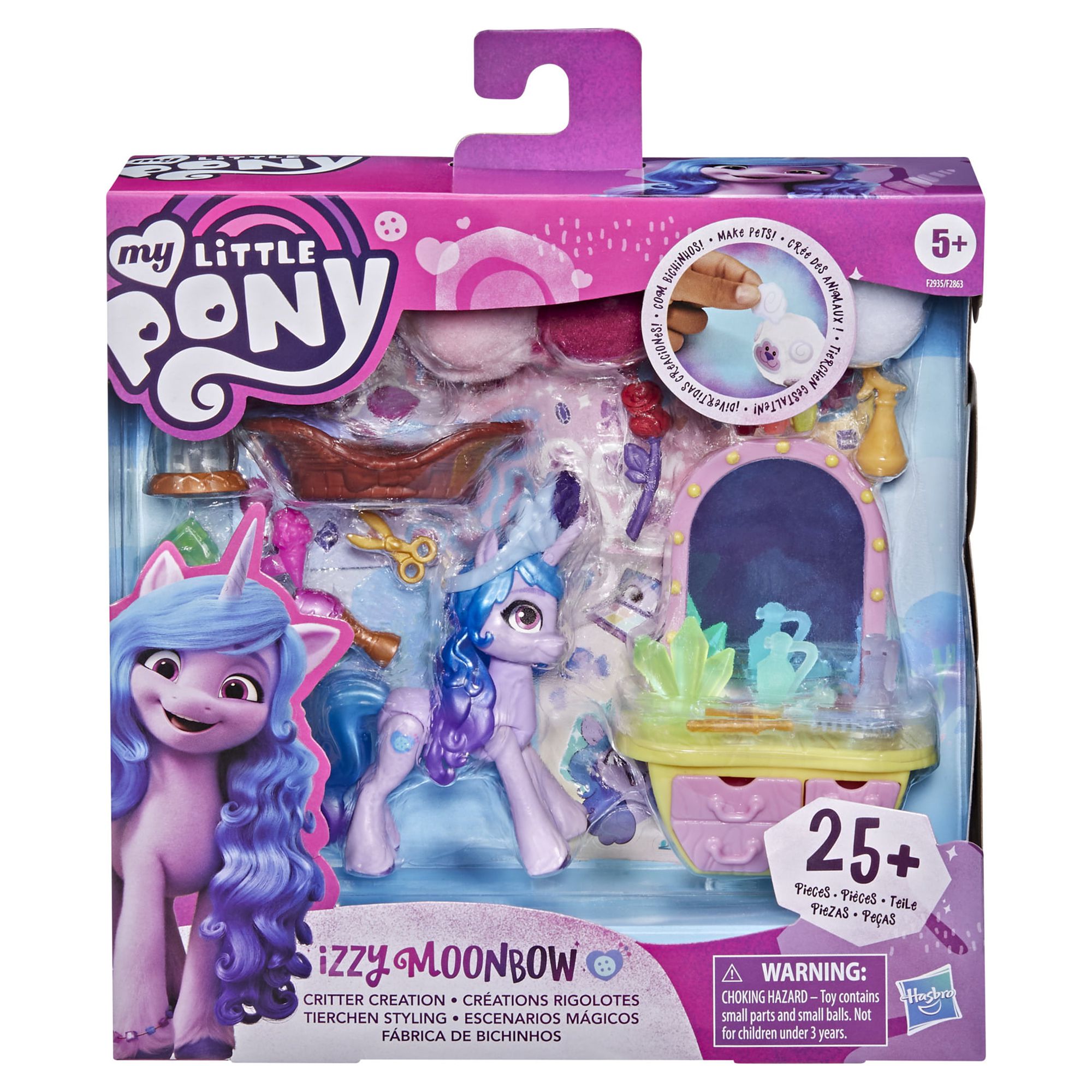 My Little Pony: A New Generation Movie&nbsp;Story Scenes Critter Creation Izzy Moonbow Playset - image 2 of 10