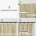thumbnail image 6 of DriftAway Pinch Pleat Blackout Curtains 84 Inches Long Linen Curtains 2 Panels Set Faux Linen Textured Curtains for Bedroom Living Room Thermal Insulated Privacy Back Tab Window Drapes 30x84 Beige, 6 of 8