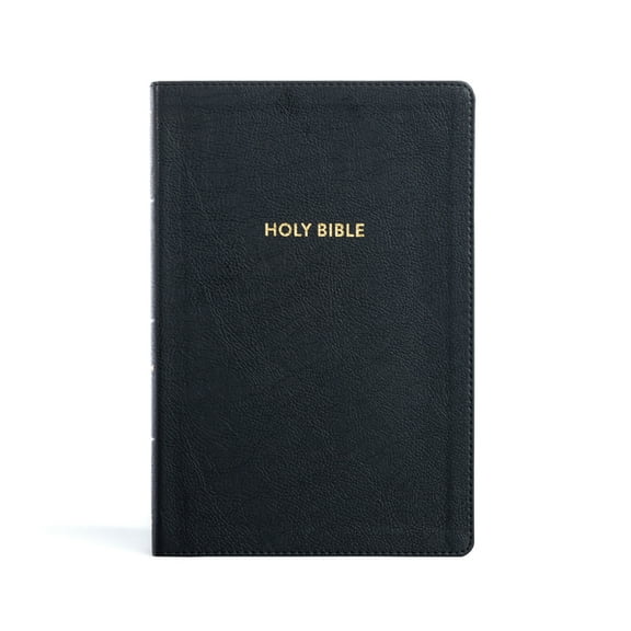 KJV Rainbow Study Bible, Black Leathertouch, Indexed, (Hardcover)