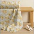 thumbnail image 4 of Soimoi Yellow Cotton Cambric Fabric Rose Floral Printed Craft Fabric by the Yard 42 Inch Wide, 4 of 7