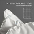 thumbnail image 6 of Hotel Grand White Goose Feather Down Fiber Comforter King Size, 100% Cotton Extra Warmth, 6 of 7