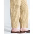 thumbnail image 4 of Free Assembly Women's and Women's Plus High Rise Cropped Cargo Barrel Pants, 26.5" Inseam, Sizes XS-4X, 4 of 4