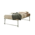 thumbnail image 5 of Kings Brand Furniture Twin Metal Daybed with Pop-Up Trundle, Sturdy Steel Slat Support Space Saving Guest Bed Frame, Bedroom & Living Room, White, 5 of 6
