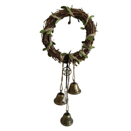 

Hanging Door Chimes Solar Wind Chime Light Witch Bell Witch Bell Door Handle Pendant Rattan Wind Chime Witch Pray Wind Chime Family Room Decoration Spinning Wind Chime