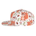 thumbnail image 3 of Haiem Squirrel And Classic Snapback Cap Flat Bill Hat Baseball Cap Adjustable Size Cotton Dad Hat, 3 of 9