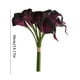 thumbnail image 4 of 20pc PU Mini Calla Simulación Flor Decoración de Boda Artificial Sentir Ramo de Flores de Novia, 4 of 8